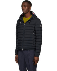 dunkelblaue leichte Daunenjacke von Moncler