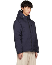 dunkelblaue leichte Daunenjacke von Canada Goose