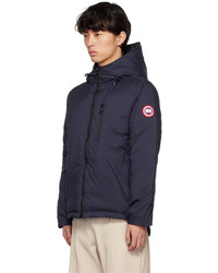 dunkelblaue leichte Daunenjacke von Canada Goose