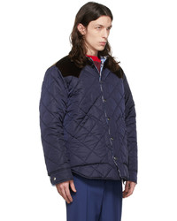 dunkelblaue leichte Daunenjacke von Marni