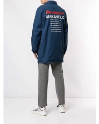 dunkelblaue leichte Shirtjacke von Makavelic