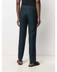 dunkelblaue Leinen Chinohose von Etro