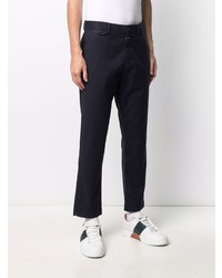 dunkelblaue Leinen Chinohose von Closed