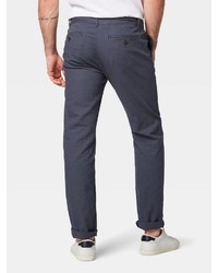 dunkelblaue Leinen Chinohose von Tom Tailor