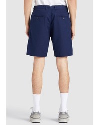 dunkelblaue Leinen Shorts von khujo