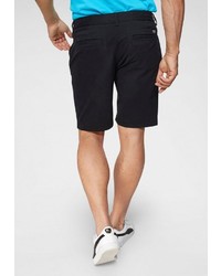 dunkelblaue Leinen Shorts von Superdry