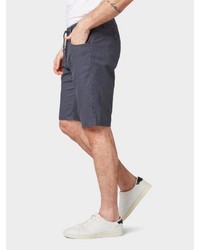 dunkelblaue Leinen Shorts von Tom Tailor