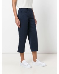 dunkelblaue Leinen weite Hose von 'S Max Mara