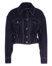 dunkelblaue Militärjacke von Sportmax Code