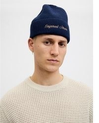 dunkelblaue Mütze von Jack & Jones