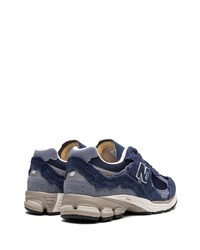 dunkelblaue niedrige Sneakers von New Balance