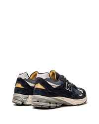 dunkelblaue niedrige Sneakers von New Balance