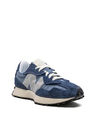 dunkelblaue niedrige Sneakers von New Balance