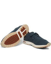 dunkelblaue niedrige Sneakers von Loro Piana