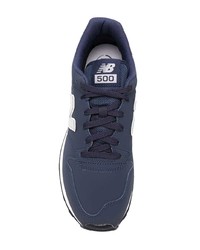 dunkelblaue niedrige Sneakers von New Balance