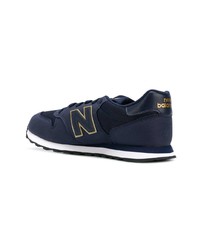 dunkelblaue niedrige Sneakers von New Balance