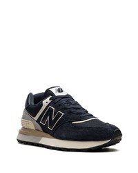 dunkelblaue niedrige Sneakers von New Balance