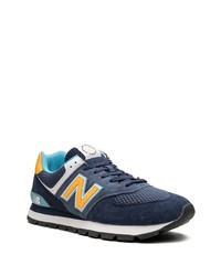 dunkelblaue niedrige Sneakers von New Balance