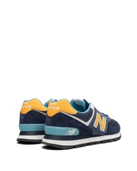 dunkelblaue niedrige Sneakers von New Balance