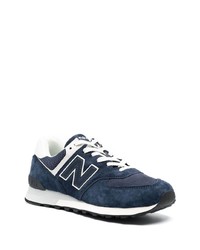 dunkelblaue niedrige Sneakers von New Balance