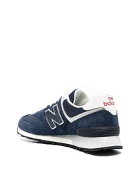 dunkelblaue niedrige Sneakers von New Balance