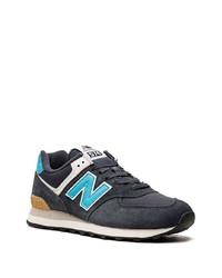 dunkelblaue niedrige Sneakers von New Balance