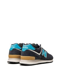 dunkelblaue niedrige Sneakers von New Balance