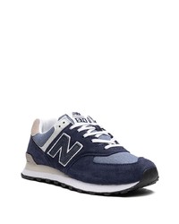 dunkelblaue niedrige Sneakers von New Balance