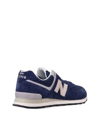 dunkelblaue niedrige Sneakers von New Balance