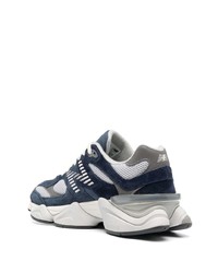 dunkelblaue niedrige Sneakers von New Balance