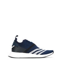 dunkelblaue niedrige Sneakers von adidas