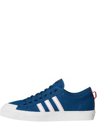 dunkelblaue niedrige Sneakers von adidas Originals