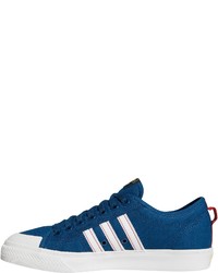 dunkelblaue niedrige Sneakers von adidas Originals