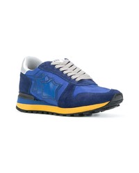 dunkelblaue niedrige Sneakers von atlantic stars