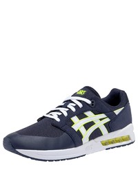 dunkelblaue niedrige Sneakers von ASICS TIGER