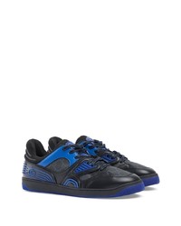 dunkelblaue niedrige Sneakers von Gucci