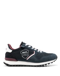 dunkelblaue niedrige Sneakers von Blauer