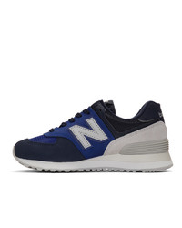 dunkelblaue niedrige Sneakers von New Balance