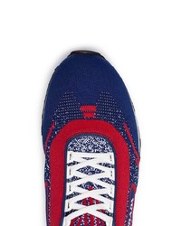 dunkelblaue niedrige Sneakers von Prada