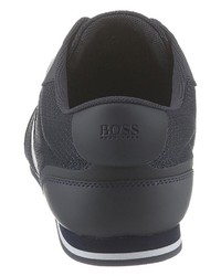 dunkelblaue niedrige Sneakers von BOSS