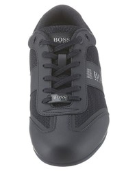 dunkelblaue niedrige Sneakers von BOSS