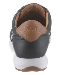 dunkelblaue niedrige Sneakers von BOSS