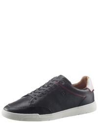 dunkelblaue niedrige Sneakers von BOSS