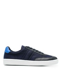 dunkelblaue niedrige Sneakers von BOSS