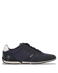 dunkelblaue niedrige Sneakers von BOSS