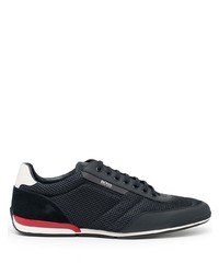 dunkelblaue niedrige Sneakers von BOSS