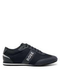 dunkelblaue niedrige Sneakers von BOSS