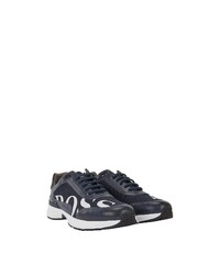 dunkelblaue niedrige Sneakers von BOSS