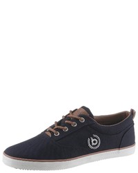 dunkelblaue niedrige Sneakers von Bugatti