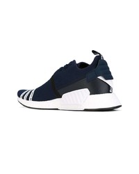 dunkelblaue niedrige Sneakers von adidas